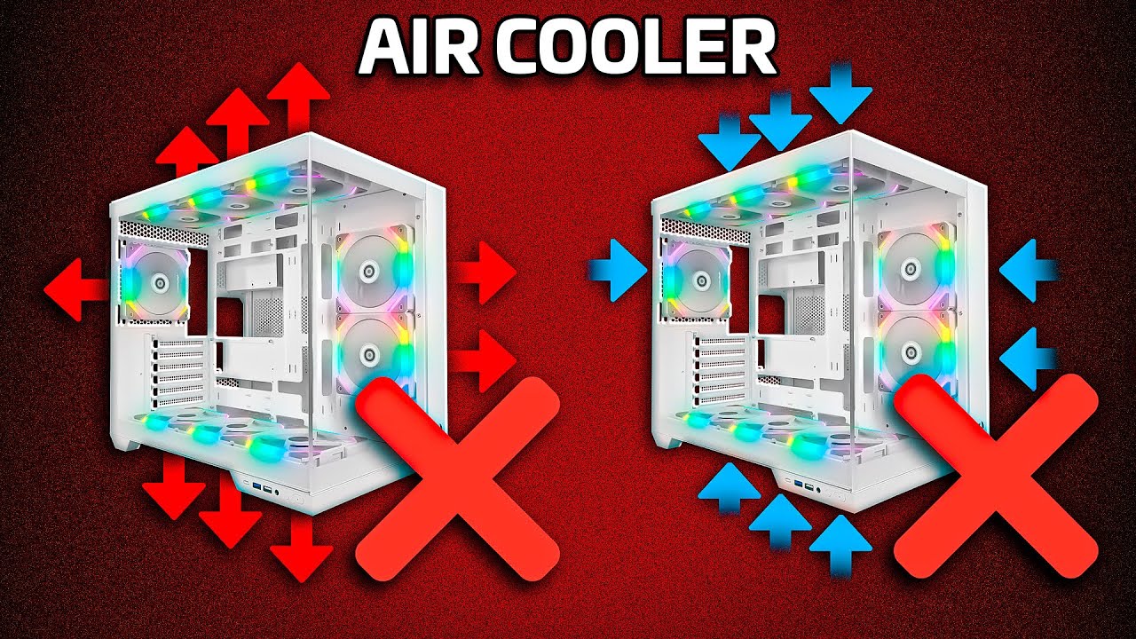 COMO CONFIGURAR AS FANS NO GABINETE AQUÁRIO COM AIR COOLER! 😨🥶