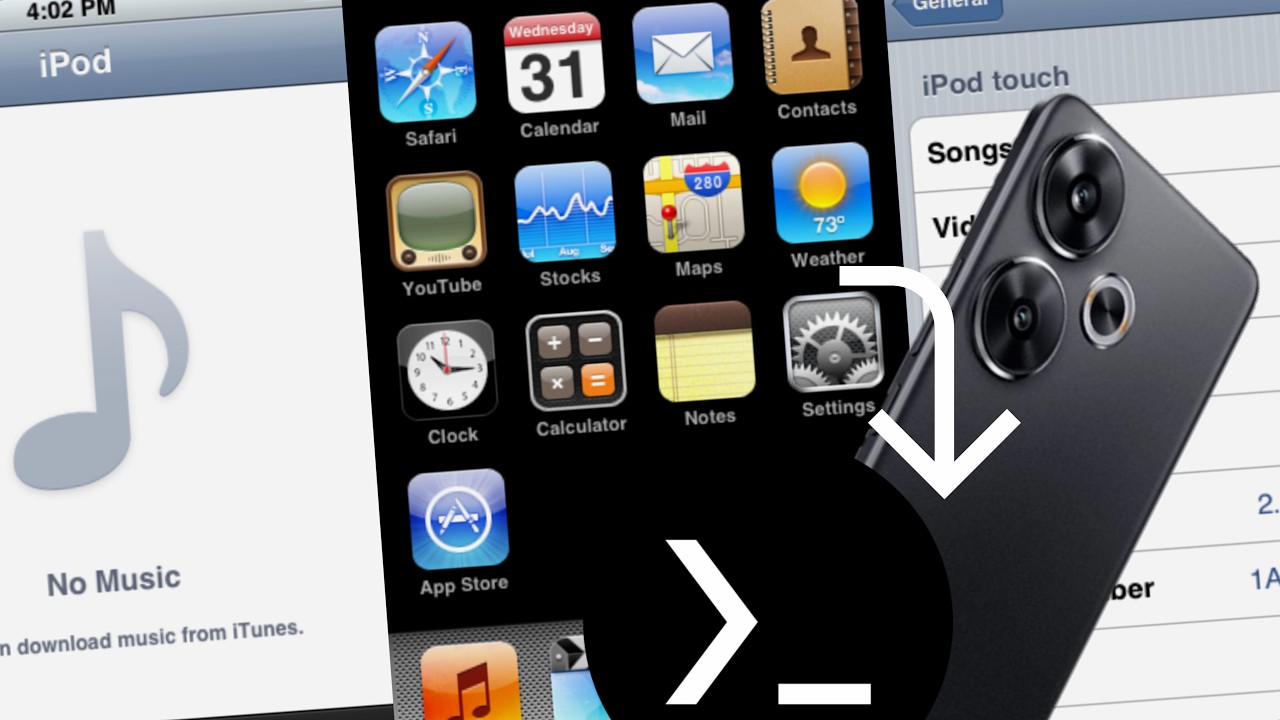 Emulate iPod Touch 2G on Android phones with Termux
