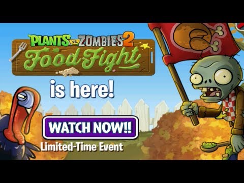 PvZ 2 - Pinata Party November 17, 2017 - Level 1 Plants