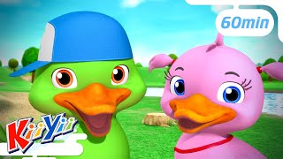 6 Little Ducks 🦆🦆 | + More | Best of KiiYii Songs | ABC and 123 | Nursery Rhymes & Kids Songs