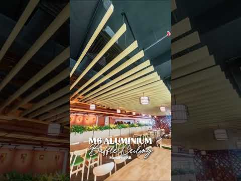 M6 Aluminium Baffle Ceiling @ Menara TNB