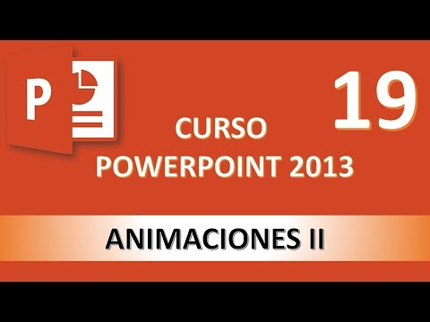 Curso PowerPoint 2013 Animaciones II Vídeo 19