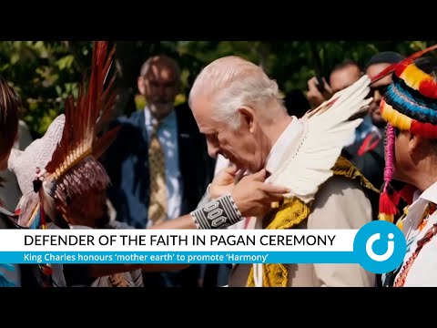 Defender of the Faith in pagan ceremony