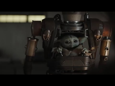 The Mandalorian 3x07 - Grogu Transforms into a Droid Scene | Season 3 Episode 7 (S03E07)