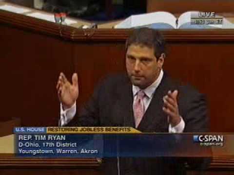 Tim Ryan addresses unemployment