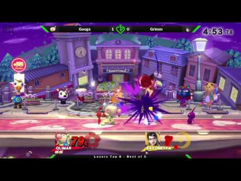 Gambits and Gimmicks Losers Top 8 - Googs (Olimar) vs Grimm (Bayonetta)