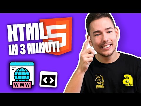 Ti spiego HTML in 3 MINUTI
