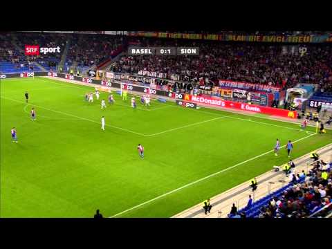 2013/14: 10. Runde - FC Basel vs FC Sion 2:2 (0:1)