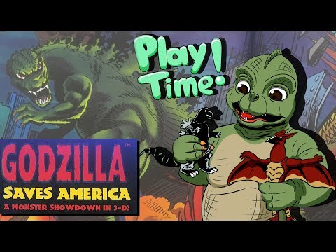 Godzilla Saves America: A Monster Showdown in 3-D! - MIB Play Time Ep 7