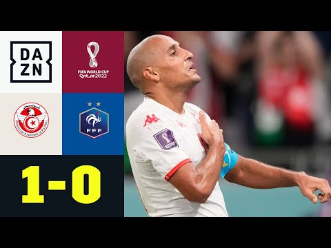 Sensations-Sieg reicht Tunesien nicht für Achtelfinale: Tunesien – Frankreich 1:0 | WM 2022 | DAZN