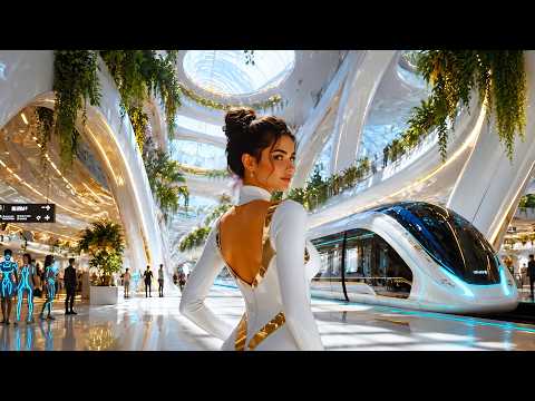 The Future City That Feels Like Heaven | Peaceful 11-Minute Sci-Fi Ambient 4K Journey