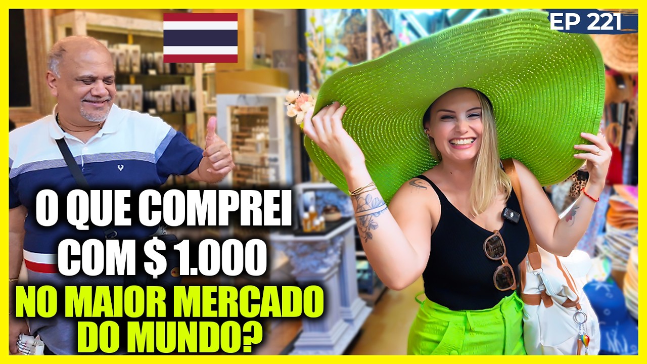 DESAFIO de COMPRAS no MAIOR MERCADO de roupas do MUNDO. Fizemos LOUCURA?