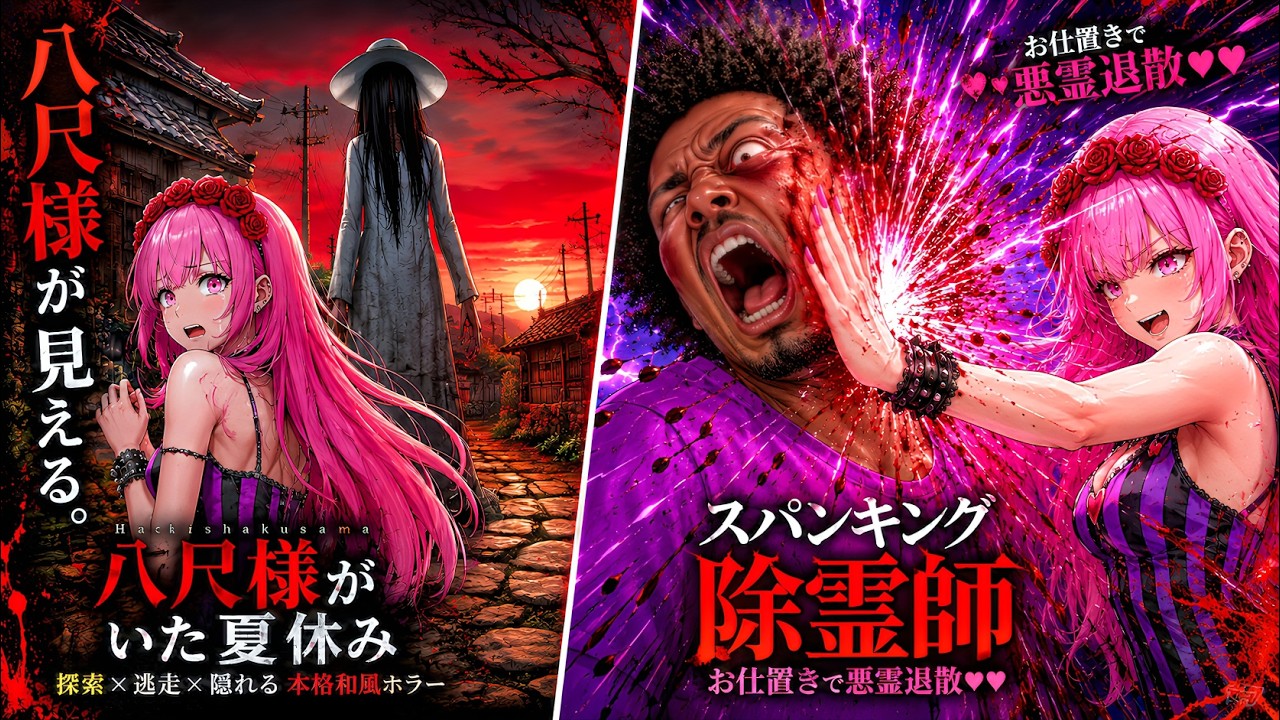 °˖✧【Hachishakusama | 八尺様がいた夏休み#2】八尺様がいる村で過ごす、恐怖の夏休み【スパンキング除霊師】団地妻霊をスパンキングで除霊するホラーゲームがヤバい｜関西弁ホラー実況°˖✧