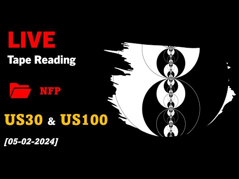 🔴 LIVE TAPE READING- NFP! Jan 05, 2024(NQ & DOW)-ICT CONCEPTS!