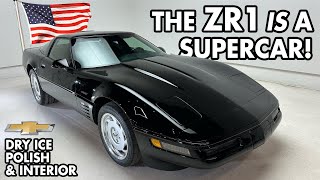 Detailing 90’s SUPERCAR Corvette ZR1 - Dry Ice Cleaning, Wash, and Polish