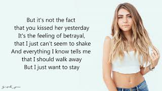 Be Alright - Jada Facer (Lyrics)
