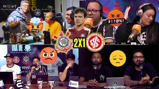 REAÇÕES DOS CORINTHIANOS REVOLTADOS COM ELIMINAÇÃO DA COPA DO BRASIL EM CASA PRO INTERNACIONAL