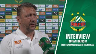 Zoran Barisic über die Veränderungen im Trainerteam