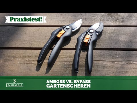 Amboss oder Bypass Gartenschere?? Wo liegen die Unterschiede? Darauf solltest du beim Kauf achten!