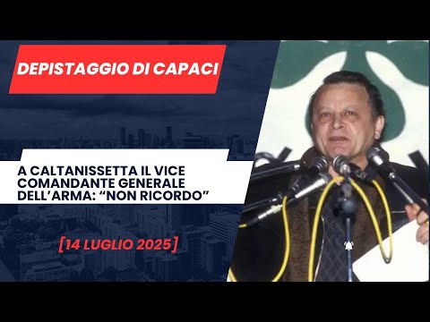 Depistaggio di Capaci, a Caltanissetta il vice comandante generale dell’Arma: “Non ricordo”