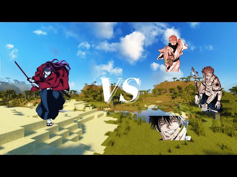 Epic Battle: Yoriichi vs Sukuna in Minecraft!