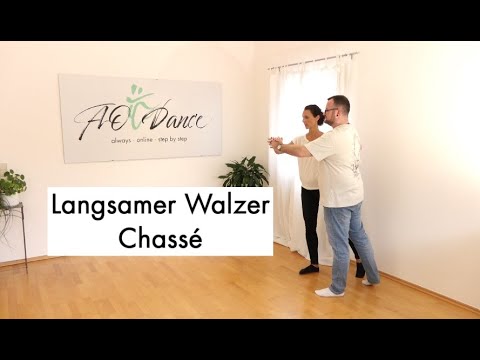 Langsamer Walzer Figur - das Chassé - Demonstration und Kurzerklärung mit Musik