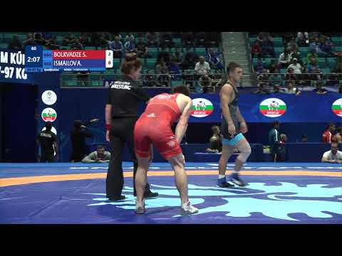 Qual. GR - 67 kg: S. BOLKVADZE (GEO) v. A. ISMAILOV (KGZ)