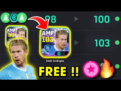Kostenloser Showtime Kevin De Bruyne Top-Trainingsleitfaden!! 🔥🥶 eFootball 2026 Mobile