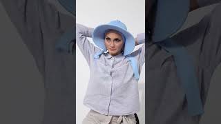 حجاب شاطئ أزرق