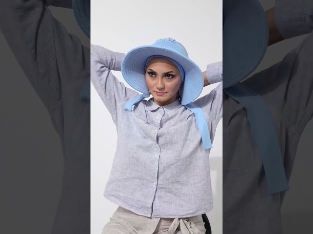 حجاب الشاطئ مع توربان