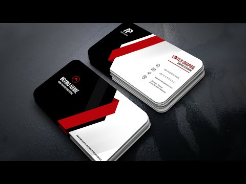 How to ID Card Design in Photoshop Employee Card Design Vertex Graphic