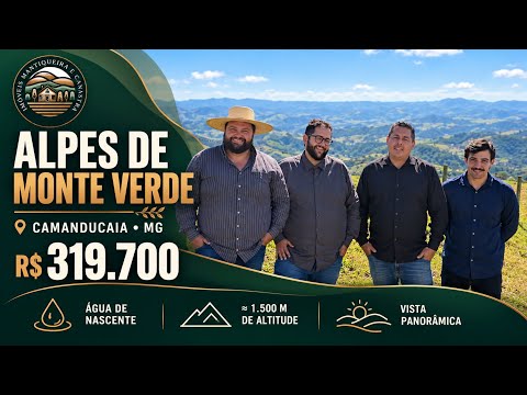🏔️🌄 IMÓVEL EM MONTE VERDE! VISTA PANORÂMICA + NASCENTE A 1.500 M DE ALTITUDE POR R$ 319.700! 🔥🏡