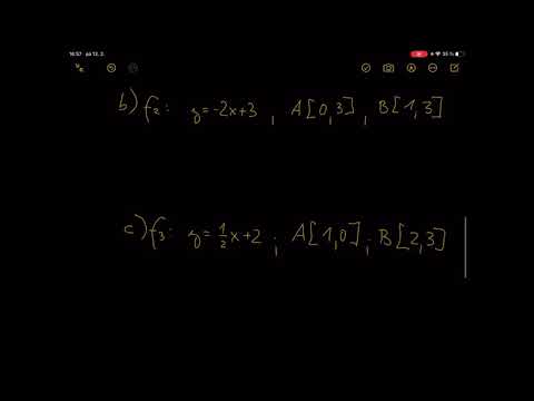 10 - Body a graf funkce - určování, zda bod patří grafu funkce