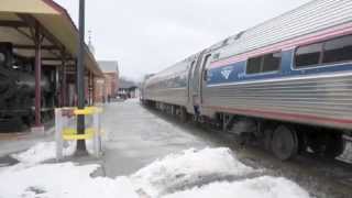 preview picture of video 'White River Jct. RR Scenes February 16, 2010'