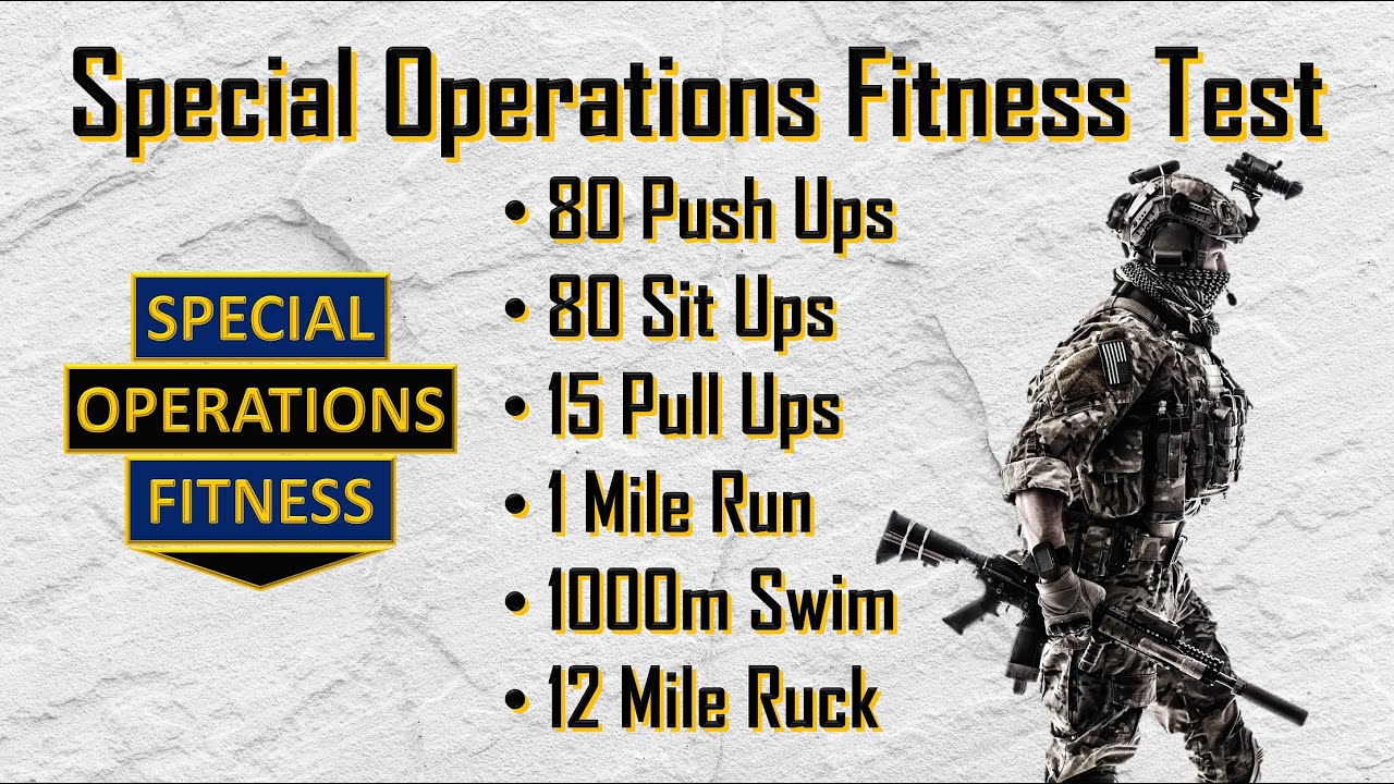 The Special Operations Fitness Test