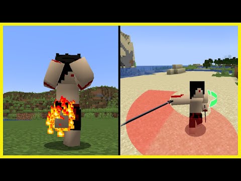 ADDING NEW EPIC ANIME FIGHTING STYLES! Minecraft Epic Fight Anime Addon Mod Review