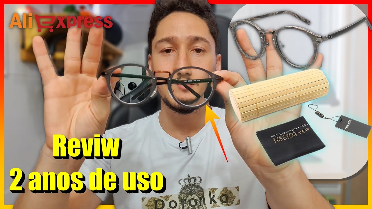 Watch Now Óculos do AliExpress | Armação HDCRAFT wood | Review 2 anos de uso Óculos do AliExpress | Armação HDCRAFT wood | Review 2 anos de uso