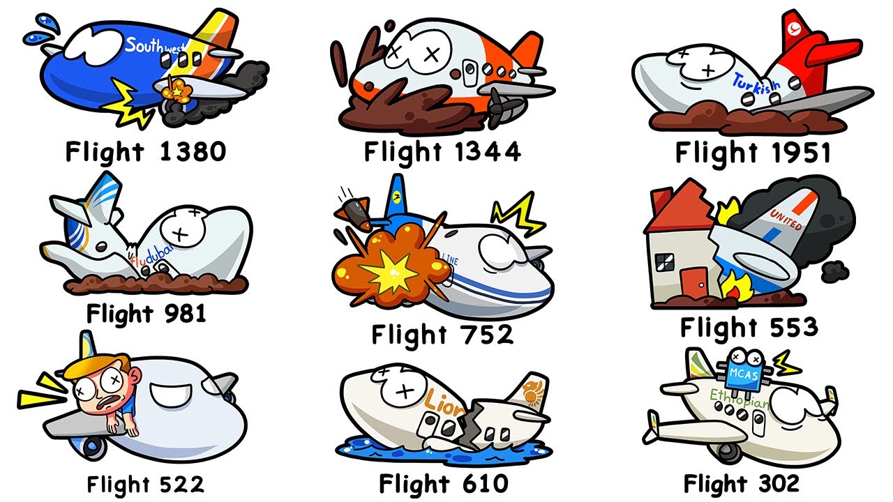 Every Worst Boeing 737 Accident Explained in 13 Minutes