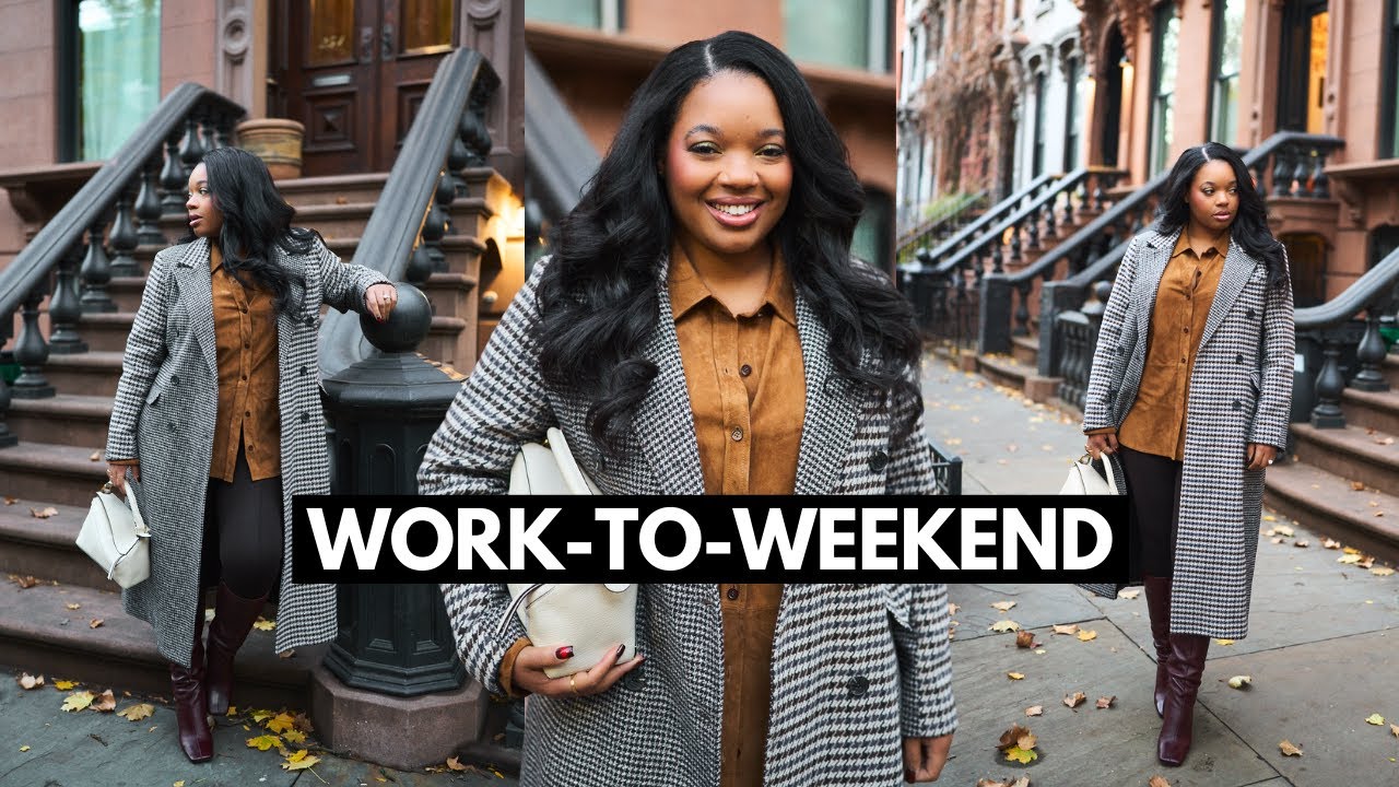 5 Work-to-Weekend Winter Outfit Ideas | Banana, Gap, Zara, Macy’s, Express, Steve Madden, Etsy
