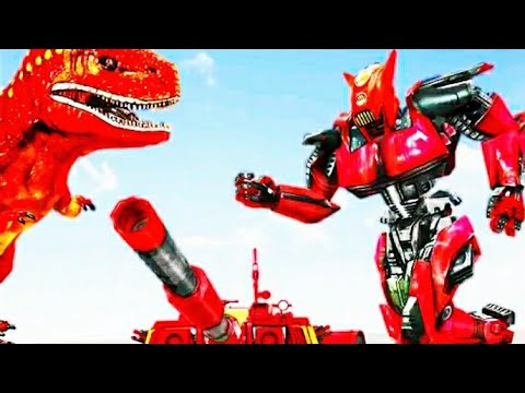 Tank Robot Car Game 2021 / New Robot Dinosaur Car Tank Transformation Games