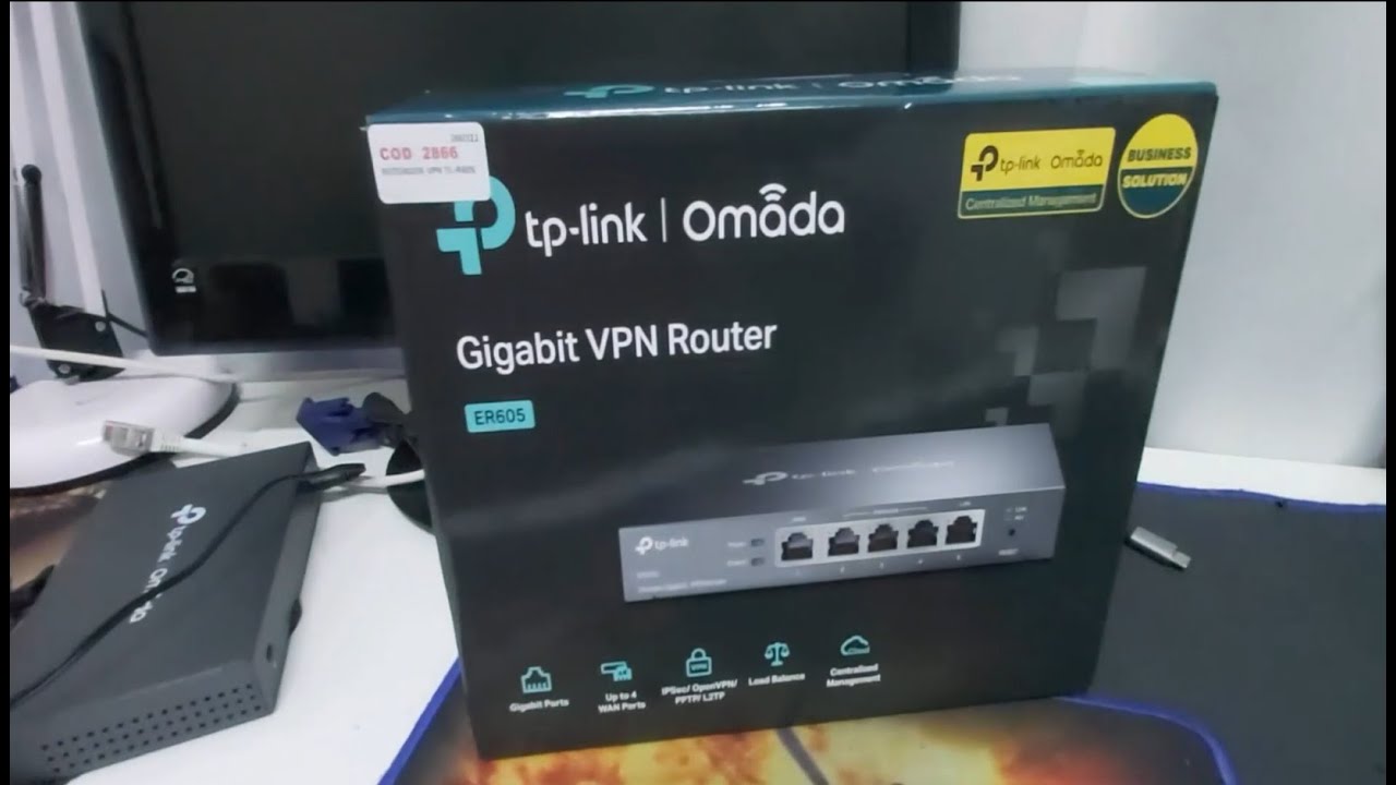 Miniatura da avaliação em vídeo de Roteador TP-Link SafeStream Multi-WAN VPN TL-ER605