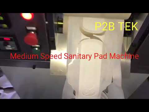 Semi Automatic Sanitary Pad Making Machine