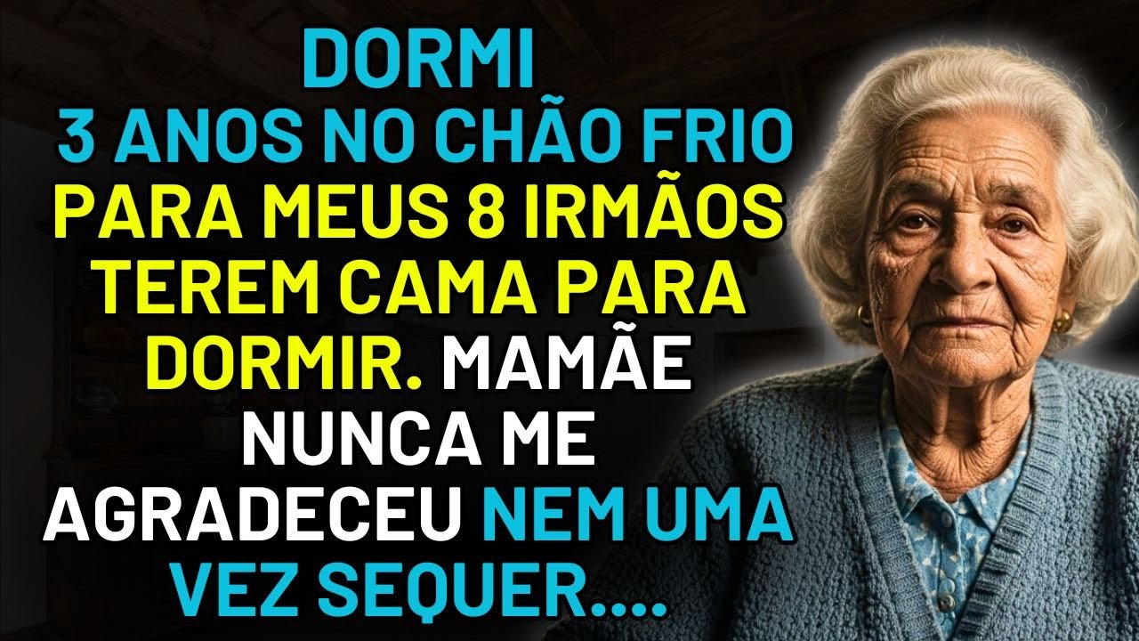 HISTÓRIA REAL DESTA AVÓ 👵 DORMI 3 ANOS NO CHÃO PARA IRMÃOS TEREM CAMA!