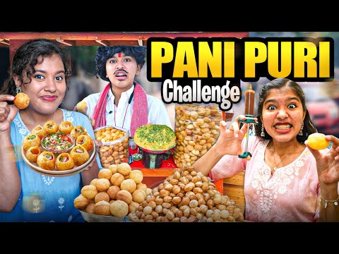 🔥Eating Only PANI PURI😜 for 24 hours || Food Challenge😋 || Ammu Times