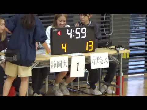 【大学バスケ】中部学院大学　対　静岡大学　第94回東海学生バスケットボールリーグ戦　２部リーグ女子