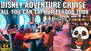 Disney Adventure Cruise FREE Buffet Food Tour (Breakfast & Lunch)