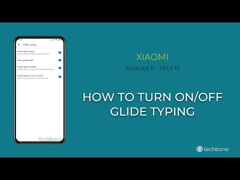 How to Turn On/Off Glide typing - Xiaomi [Android 11 - MIUI 12]