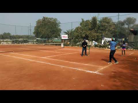 Tennis with coach aman