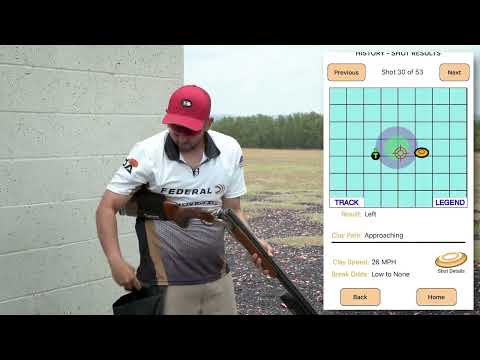 Skeet Shooting eye dominance station 1 with PAUL GIAMBRONE and the Shot Tracker!
