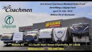 preview picture of video 'Wilkins RV 2nd Annual Coachmen Sales Event Benefitting Lollypop Farm'